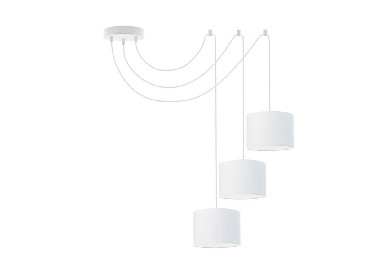 biała lampa pajączek waikiki w3